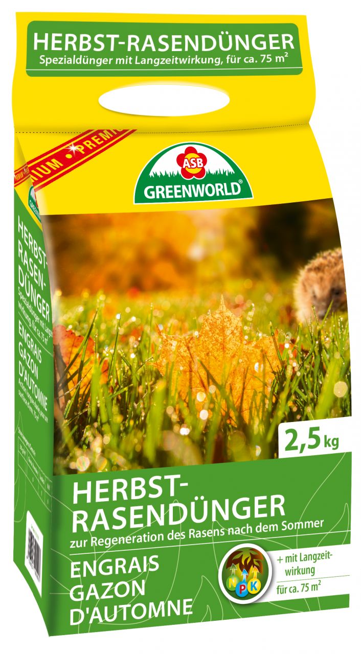 ASB Greenworld Herbst-Rasendünger 2,5 kg von ASB Greenworld