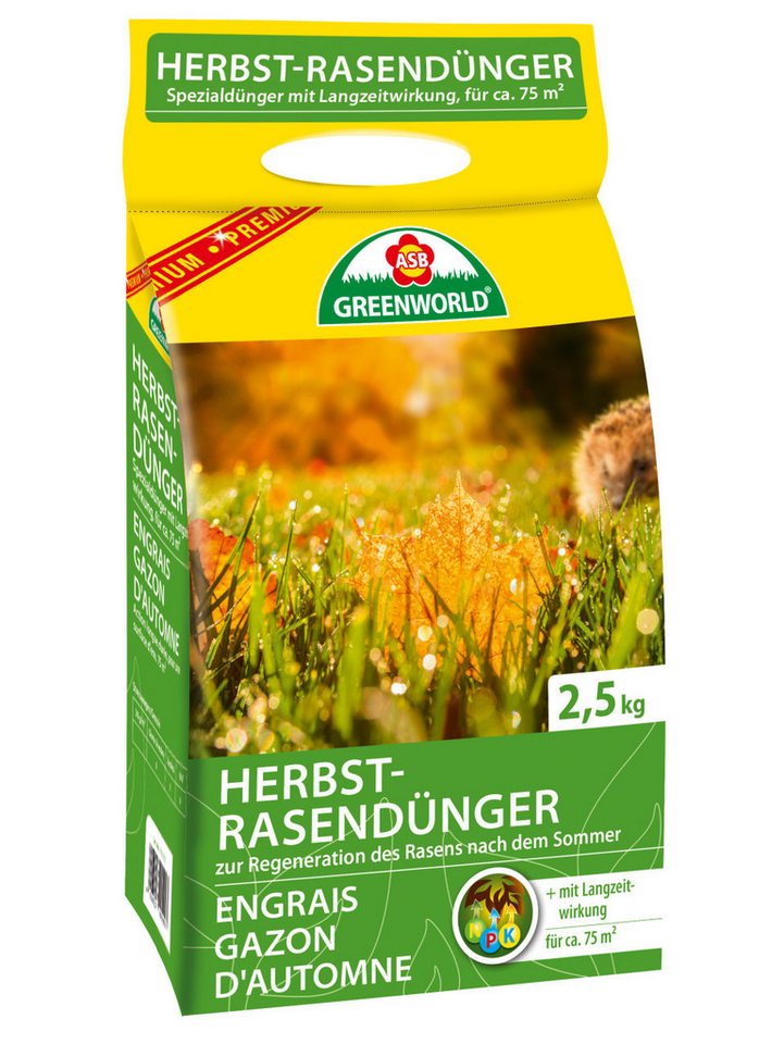 ASB Greenworld Rasendünger ASB Greenworld Herbst-Rasendünger 2,5 kg von ASB Greenworld