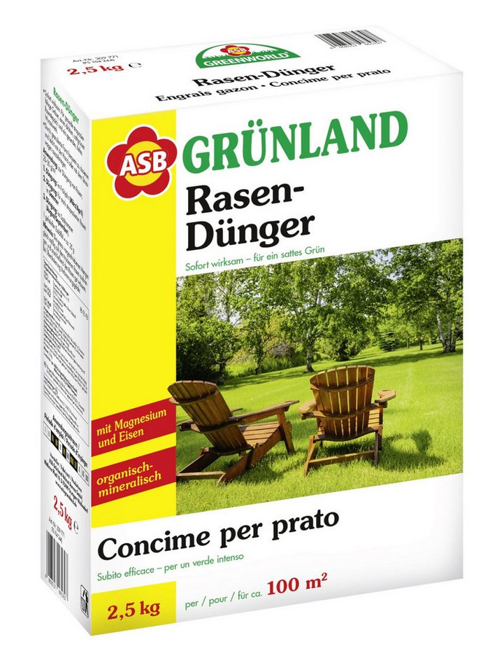 ASB Greenworld Rasendünger ASB Greenworld Spezial-Rasendünger 2,5 kg von ASB Greenworld