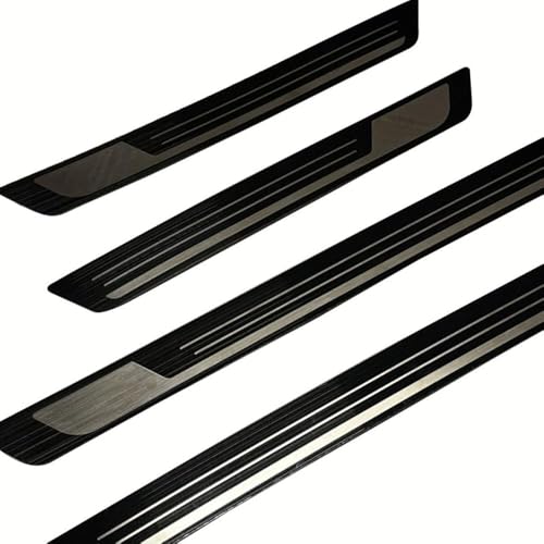 ASBHFC 4 Stück Einstiegsleisten für Hyundai i20 (PB GB/IB BC3/BI3 2008-2025 2026), Türschweller Schutz aus Edelstahl, Rutschfester Kratzschutz für den Einstiegsbereich, Auto Styling Zubehör,A von ASBHFC