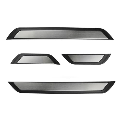 ASBHFC 4X Einstiegsleisten aus Edelstahl als Ladekantenschutz für Hyundai Tucson (2020-2025 2026), Robuster Türkantenschutz, Kratzschutz für den Einstiegsbereich,Schwellerleisten von ASBHFC