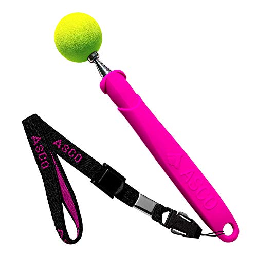 ASCO Target Stick - Target Stab für Hunde Katzen Targettraining - Targetstick ausziehbar mit Softball - Edelstahl Targetstab mit Teleskopfunktion, pink ASCO Target Stick - Target Stab für Hunde Katzen Targettraining - Targetstick ausziehbar mit Softball - Edelstahl Targetstab mit Teleskopfunktion, pink von ASCO