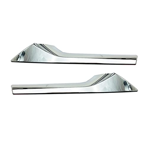 ASDFGHJK KANGYEBAIHUODIAN Fit for Toyota Corolla Cross 2020 2021 Chrom obere Frontstelle Grill Grillformstreifen Abdeckung Trim Car Styling (Color : Silver) von ASDFGHJK