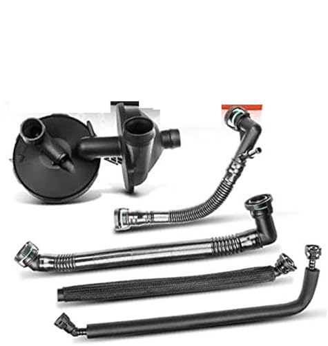 ASDGH 5-teiliges Kurbelgehäuse-Entlüftungsventil-Entlüftungsschlauch-Kit Kurbelgehäuseentlüftungsventil von ASDGH