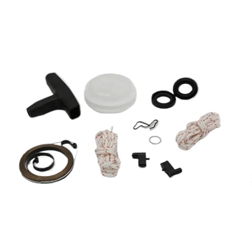 ASDGH Rückstoß Rücklauf Starter Riemenscheibe Federgriff Griff Sperrklinke Öldichtungssatz, for STIHL, MS290 029 MS390 039 Kettensägenteile 1128 195 0400 Rücklaufstarterseil von ASDGH