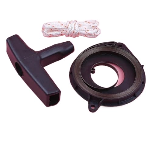 ASDGH Rückstoßstarter-Federgriff-Griffseil-Set, for Husqvarna, 445 445E 450E 455 455E 460 455, for Rancher, Kettensägen-Ersatzteil for Gartengeräte Rücklaufstarterseil von ASDGH