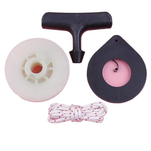 ASDGH Rückstoßstarter-Riemenscheibenfeder, for Husqvarna, 435 Griff-Griffseil-Set, Kettensägen-Ersatzteil Rücklaufstarterseil von ASDGH