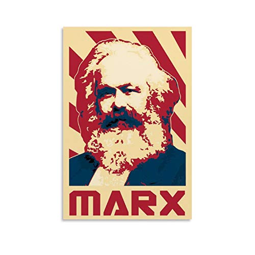 ASDLK Art Karl Marx Poster, dekoratives Gemälde, Leinwand, Wandkunst, Wohnzimmer, Poster, Schlafzimmer, Gemälde, 60 x 90 cm von ASDLK
