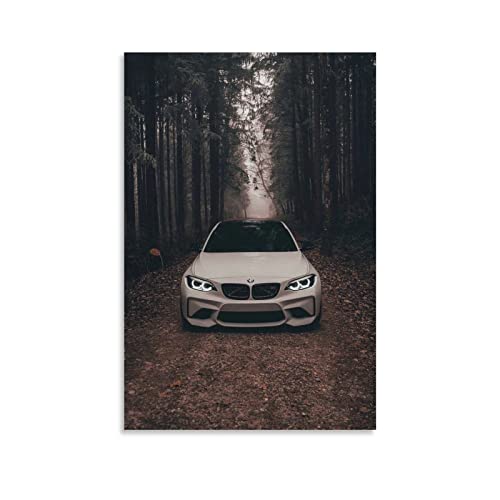 ASDSA Auto-Poster BMW M2, Leinwand-Kunst, Poster und Wandkunst, Bilddruck, modernes Familien-Schlafzimmer, Dekoration, Poster, 50 x 75 cm von ASDSA