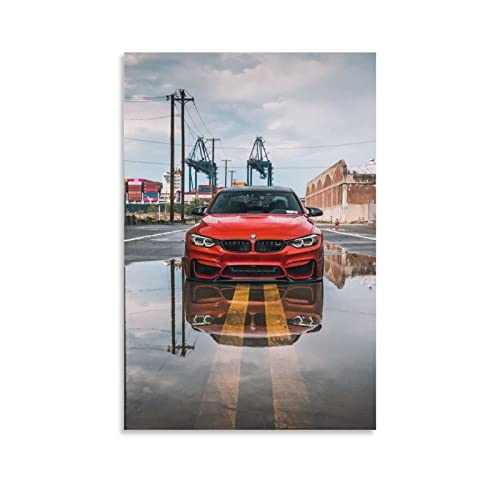 ASDSA Auto-Poster BMW M4, dekoratives Gemälde, Leinwand, Wandkunst, Wohnzimmer, Poster, Schlafzimmer, 30 x 45 cm ASDSA Auto-Poster BMW M4, dekoratives Gemälde, Leinwand, Wandkunst, Wohnzimmer, Poster, Schlafzimmer, 30 x 45 cm von ASDSA