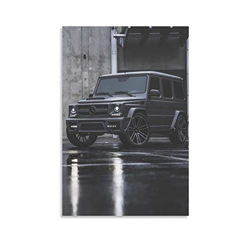 ASDSA Auto-Poster Mercedes Benz G Klasse Poster Dekorative Malerei Leinwand Wandkunst Wohnzimmer Poster Schlafzimmer Malerei 50 x 75 cm von ASDSA