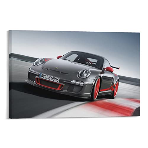 ASDSA Auto-Poster Porsche 911 Gt3 RS Leinwand-Kunstposter und Wandkunst-Bild, moderner Familien-Schlafzimmer, Dekor-Poster, 30 x 45 cm von ASDSA