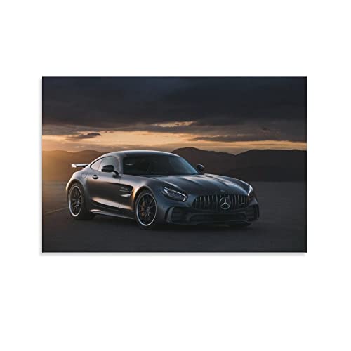 Auto-Poster AMG GTR C190, Leinwand-Kunstposter und Wandkunst, Bild, Druck, modernes Familienschlafzimmer, Dekoration, Poster, 60 x 90 cm von ASDSA