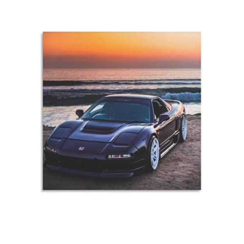 Auto-Poster Honda Nsx, Leinwand-Kunstposter und Wandkunst, Bilderdruck, modernes Familien-Schlafzimmer, Dekor-Poster, 30 x 30 cm von ASDSA