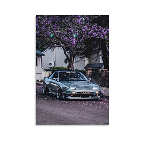 Jdm Auto-Poster Nissan 180sx, Leinwand-Kunstposter und Wandkunst, Bild, modernes Familien-Schlafzimmer, Dekor-Poster, 50 x 75 cm von ASDSA