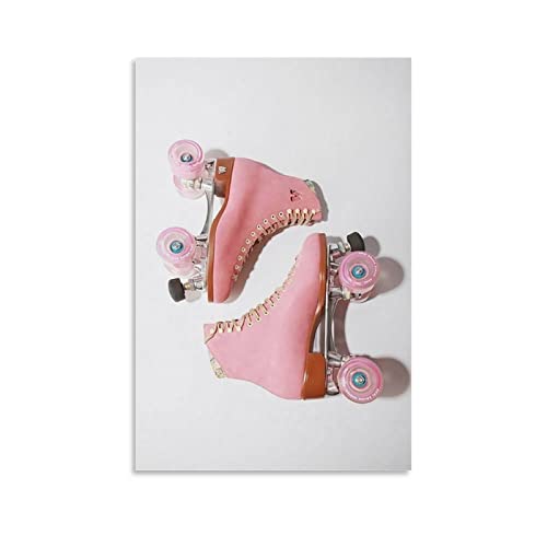 ASDSA Vintage-Poster mit rosa Rollschuhen, dekoratives Gemälde, Leinwand, Wandkunst, Wohnzimmer, Poster, Schlafzimmer, Malerei, 20 x 30 cm ASDSA Vintage-Poster mit rosa Rollschuhen, dekoratives Gemälde, Leinwand, Wandkunst, Wohnzimmer, Poster, Schlafzimmer, Malerei, 20 x 30 cm von ASDSA