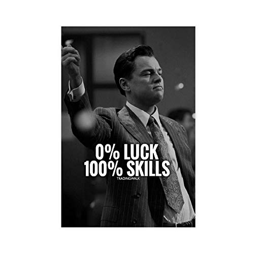 Filmposter The Wolf of Wall Street Leonardo DiCaprio 15, Leinwand-Poster, Wandkunst, Dekordruck, Gemälde für Wohnzimmer, Schlafzimmer, Dekoration, 40 x 60 cm, ohne Rahmen von ASDSF