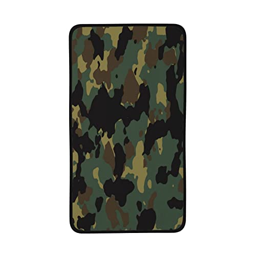 ASEELO 71 x 40,5 cm Handtuch Camouflage Muster Koralle Samt Handtuch Badetuch Weiches Badezimmer Handtuch von ASEELO