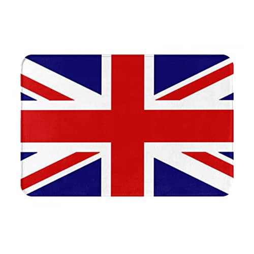 ASEELO Badteppich mit UK-Flagge, super saugfähig, wasserabweisend, schnell trocknend, 40,6 x 61 cm von ASEELO