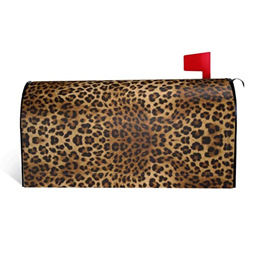 Niedliche Leoparden-Magnet-Briefkasten-Abdeckung, Garten, Hof, Heimdekoration für den Außenbereich, Standardgröße: 45,7 x 52,8 cm Niedliche Leoparden-Magnet-Briefkasten-Abdeckung, Garten, Hof, Heimdekoration für den Außenbereich, Standardgröße: 45,7 x 52,8 cm von ASEELO