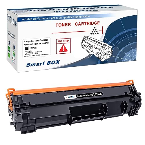 ASEKER [ Ohne Chip, mit Werkzeug Tonerkartusche Kompatibel für HP 142X W1420X 142A W1420A Laserjet M110 M110w MFP M139 M139w M140 M140w Drucker 2000 Seiten von ASEKER