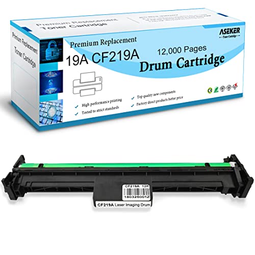 ASEKER Kompatibler 19A CF219A Trommelkartusche für HP Laserjet Pro M102a M102w MFP M130fn M130fw M130nw M130a Drucker 12000 Seiten (Schwarz Trommel) von ASEKER