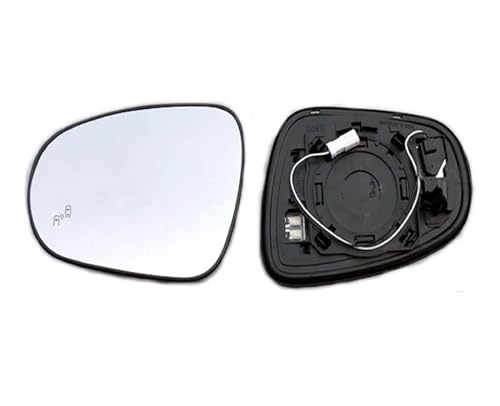 ASFDSG Spiegelglas Für Lexus Für is Für IS2500 2013-2019 Rückspiegelglas Rückspiegellinse Mit Heizung Toter Winkel Umkehrlinse(2PCS Left and Right) von ASFDSG