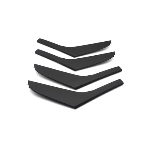 ASFDSG Türinnenverkleidung Türgriff Auto Vorne Hinten Links Rechts Türgriff Abdeckung Trim Ersatz Für VW Für Golf 6 Für Limousine Für GTI Für MK6 2009-2014 Türgriff Innentür(Black 4PCS) von ASFDSG