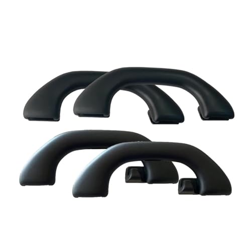 ASFDSG Türinnenverkleidung Türgriff Für VW Für Polo 5 6R 6C Scirocco Für MK3 Für Jetta 6 Für MK6 Für Skoda Für Octavia 3 A7 Innendach Greifen 6R0857607 1K8857607 Türgriff Innentür(1Set-4PCS-Black) von ASFDSG
