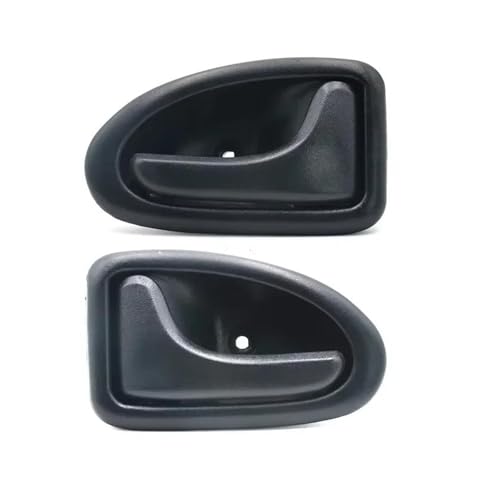 ASFDSG Türinnenverkleidung Türgriff Innen Für Megane 1995-2002 Für Clio 1998-2008 Für Scenic 1999-2005 Für Trafic 2001-2014 Türgriff Innentür(Black Pair) von ASFDSG