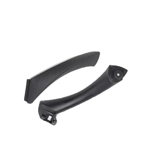 ASFDSG Türinnenverkleidung Türgriff Schwarz Beige Auto Innen Tür Innen Griff Panel Pull Trim Abdeckung Für 3 Serie E90 E91 E92 316 318 320 325 328i Türgriff Innentür(Black-Right-Set) von ASFDSG