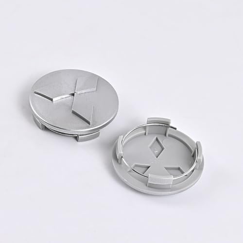 ASFSFF 4 Stück Nabendeckel für Mitsubishi Colt VI (Z30) CZC 2008, 60mm Logo Radnabenabdeckung Zentralabdeckung Abzeichen Aufkleber passend Schwarz Felgenkappen Ersetzen Kompatibel,D von ASFSFF