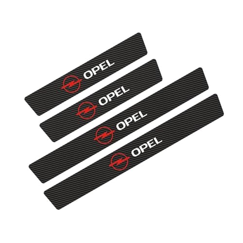 ASFSFF 4 Stücke Auto Türschweller für Opel Vivaro C Combi L 2019-2024, Auto Einstiegsleisten Schutzfolie Einstiegsleiste aus Kohlefaser Aufkleber Schutz Scuff Protector Geeignet,B ASFSFF 4 Stücke Auto Türschweller für Opel Vivaro C Combi L 2019-2024, Auto Einstiegsleisten Schutzfolie Einstiegsleiste aus Kohlefaser Aufkleber Schutz Scuff Protector Geeignet,B von ASFSFF