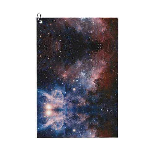 ASFgda Golf Universe Milky Way Galaxy bedruckte Handtücher, Mikrofaser, Waffelmuster, geeignet für Golftaschen mit Karabinern. ASFgda Golf Universe Milky Way Galaxy bedruckte Handtücher, Mikrofaser, Waffelmuster, geeignet für Golftaschen mit Karabinern. von ASFgda