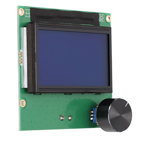 3D-Drucker LCD-Display für Creality CR10S CR10, 3D-Drucker-Display-Controller-Modul, 3D-Drucker-Ersatz-LCD-Bildschirm-Controller-Display mit 2 Kabeln von ASHATA