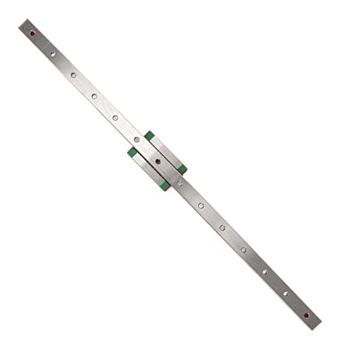 3D-Drucker Linearschiene X Achsen Linear, 3D-Drucker Linearschienenführung MGN12H Schienen-Upgrade-Kit 3D-Druckerzubehör für Prusa Mk3s von ASHATA