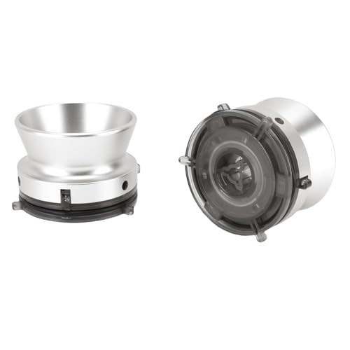 ASHATA 1/4 10 -Zoll -Rollen Zum Rollenklebebandöffner, Nab Hub Adapter Professional Universal für Rolle to Reel Tape Recorder (Silver) von ASHATA