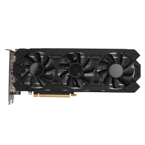 ASHATA 1080 Ti Gaming 11 GB GDDR5X Grafikkarte, PC Gaming Grafikkarte 352 Bit Grafikkarte 3 Lüfter PCI Express 3.0 X16 mit 3 DisplayPorts fürUnterstützung für HDR von ASHATA