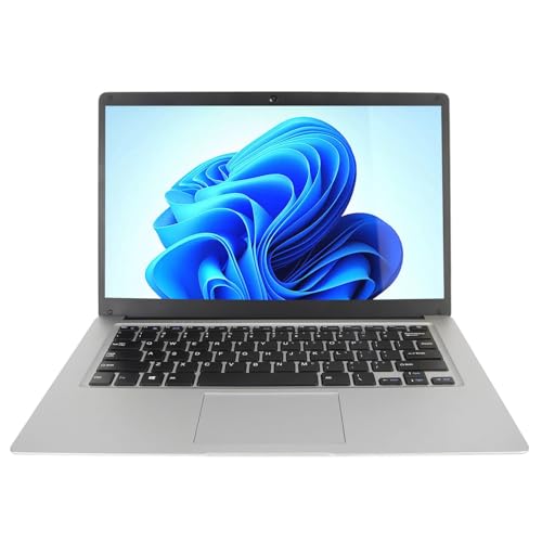 ASHATA 14,1-Zoll-Laptop, Tragbar mit Einer Auflösung von 1920 X 1080, 6 GB RAM und 1 TB SSD, IPS-Bildschirm, Stereo-Doppellautsprechern,10-System, Mehreren Schnittstellen (EU-Stecker) von ASHATA