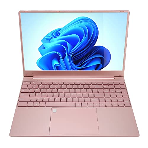 ASHATA 15,6-Zoll-Laptop mit 10, 16 GB, 1 TB SSD, Quad, HD-IPS-Display, Tragbares Design mit Fingerabdruckleser, Lange Akkulaufzeit (16+1 TB EU-Stecker) von ASHATA