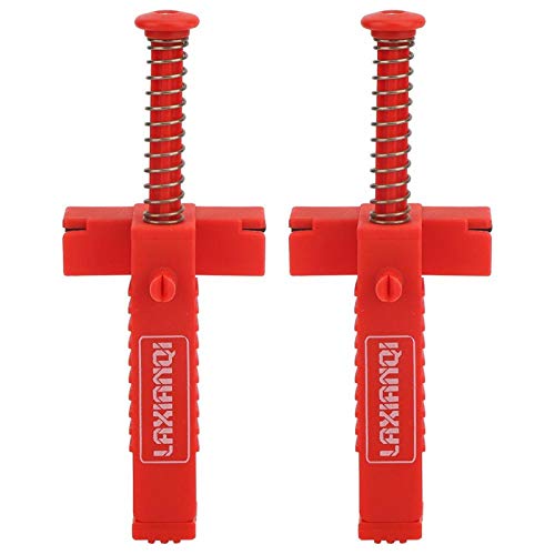 ASHATA 2 Stück Brick Liner Runner Drahtschublade Maurerwerkzeug Nivelliermesswerkzeug für den Hochbau(rot) von ASHATA