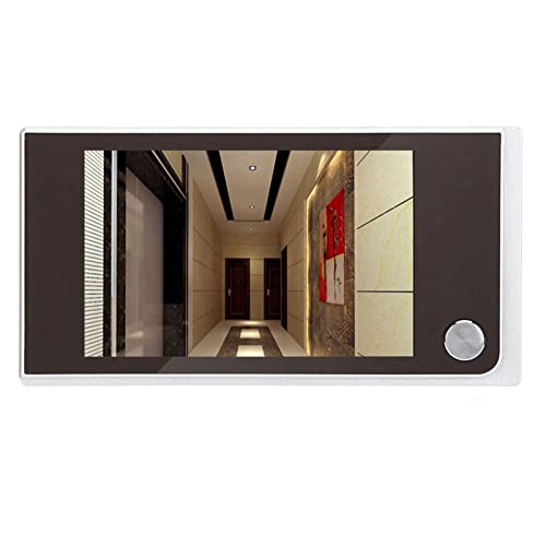 ASHATA 3,5 Zoll Digitale Türspion-Überwachungskamera,HD-LCD-Farbbildschirm 120°-Winkelansicht 24-Stunden-Überwachung Video-Digital-Türklingelkamera,Elektronische Kamera für die Sicherheit zu Hause von ASHATA