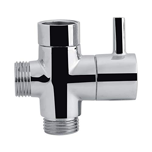 ASHATA 3-Wege T-Form Duscharm Umstellventil, G1/2 "Messing Duschspalter Duschventil Badezimmer Duschsystem Komponente Ersatzteil ASHATA 3-Wege T-Form Duscharm Umstellventil, G1/2 "Messing Duschspalter Duschventil Badezimmer Duschsystem Komponente Ersatzteil von ASHATA