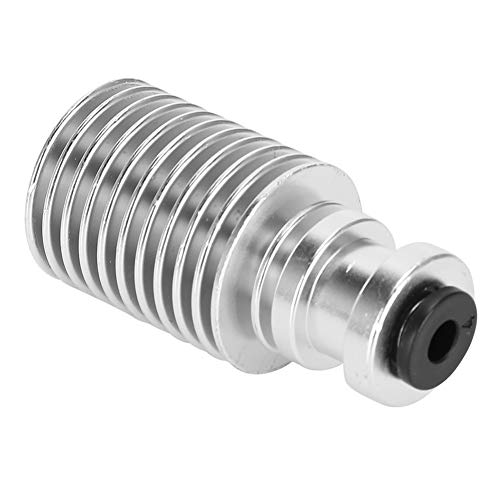 ASHATA 3D-Drucker Kühlkörper-Extruder, Kühlkörper-Extruder Silber Edelstahl 1,75 Mm Filament Upgrade-Zubehör für 3D-Drucker, Kühlkörper Extruder 3D-Drucker Zubehör Geeignet für 1,75 Mm von ASHATA