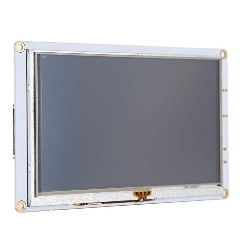 ASHATA 3D-Drucker-Touchscreen, PanelDue 5i-Farb-Touchscreen 5 Zoll LCD-3D-Druckerzubehör 800 X 480 5 V mit 2-teiligem Kabel, 3D-Drucker-Bildschirm für Hochwertige Elektronische von ASHATA