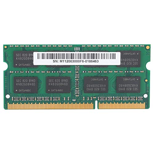 ASHATA 4 GB Laptop-Speicher RAM DDR3,1600 MHz 4 GB 1,35 V Notebook-Speicher Bank Computerzubehör, Hochleistungs-Notebook-Laptop-RAM-Speicher von ASHATA