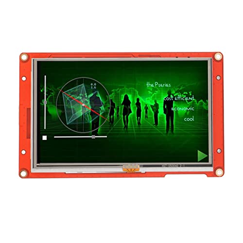 ASHATA 5,0-Zoll-HMI-Display, Kapazitiver Touchscreen, 800 X 480, Unterstützt Video-Audio-Animation, RTC-Funktion, Kapazitiver LCD-TFT-Touchscreen für Auto-3D-Drucker von ASHATA