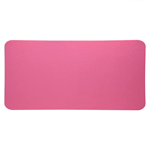 ASHATA 68 X 33 cm Große Mauspad Matte, Antistatisches Büro Schreibtisch Mauspad, Staubdicht und Kratzfest mit Guter Isolierung, Stoßdämpfung, Einfaches Falten Zur Aufbewahrung (Rosa) von ASHATA