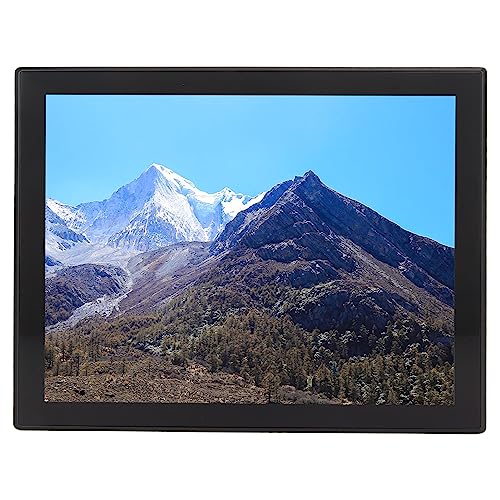 ASHATA 8 Zoll Touchscreen, Tragbarer Bildschirm für HDMI LCD Display, 1024 X 768 4:3, Wandmontiertes 10 Punkt kapazitives Touch Display, LED, Unterstützt VGA, von ASHATA