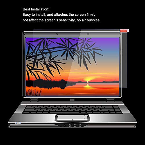 ASHATA 9H HD Laptop Schutzfolie, Ultra-Slim Transparent Displayschutzfolie aus Gehärtetem Glas Universal für // (14 Zoll (16:9)) von ASHATA